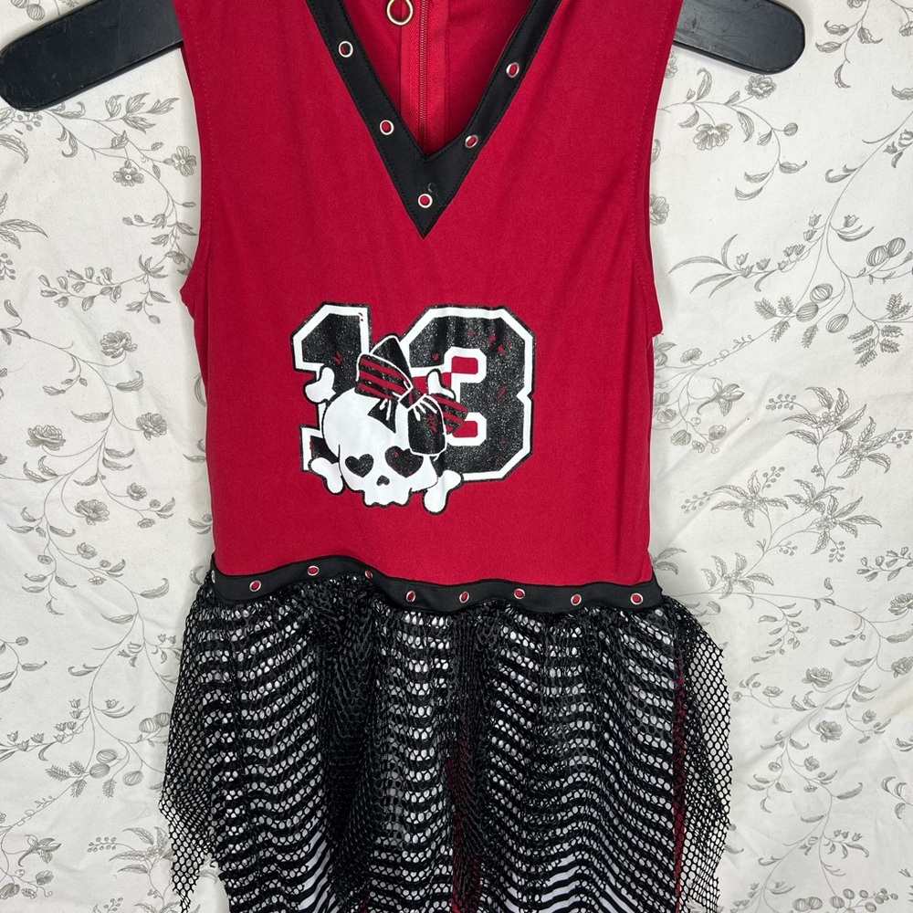 SPIRIT ZOMBIE CHEERLEADER HAL-LOWEEN COSTUME CHILD size large